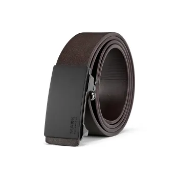 FAIRWHALE Cow Split Leather Belts Men's Width 3.4cm
