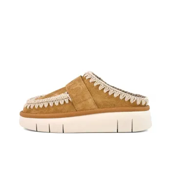MOU Bounce Clog Slip-Resistant Wrap-toe Slippers Women's Brown