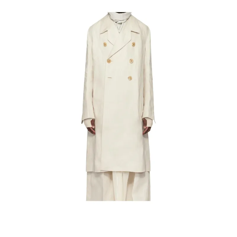 RICK OWENS/RO Coats Men's White-0