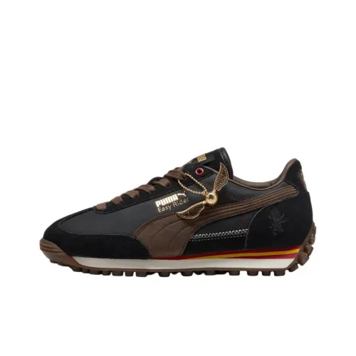 HARRY POTTER x PUMA Easy Rider Anti Slip Wear Resistant Low Top Casual Shoes Men's Black Brown