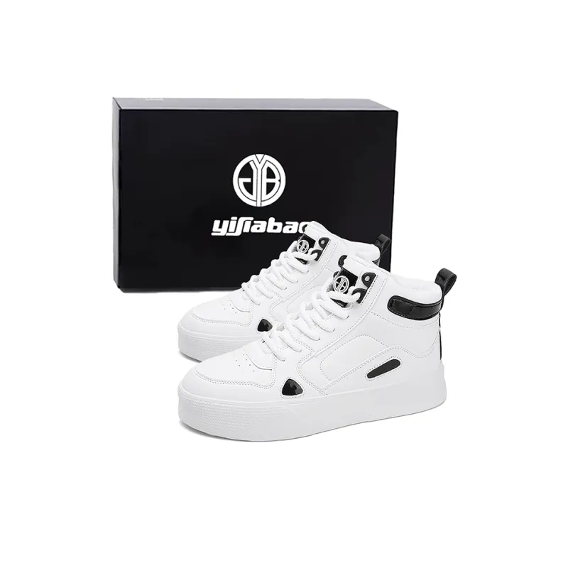 Yi Jiabao Coverage Anti Slip And Wear Resistant High Top Skateboard Shoes Men's-0