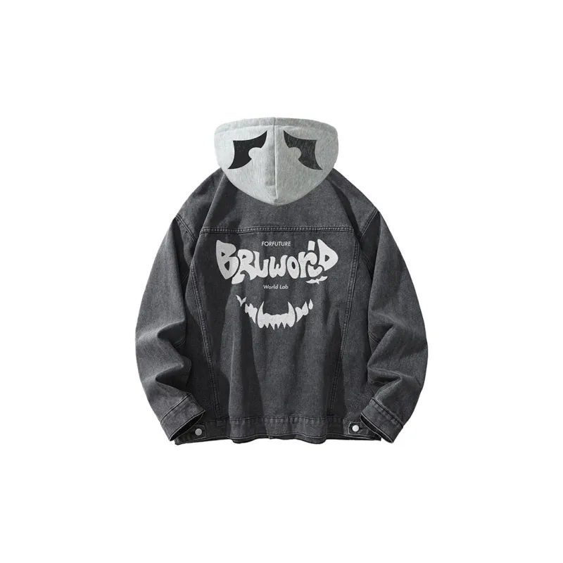 BRUMAIRE Denim Jacket Unisex Dark Gray-1