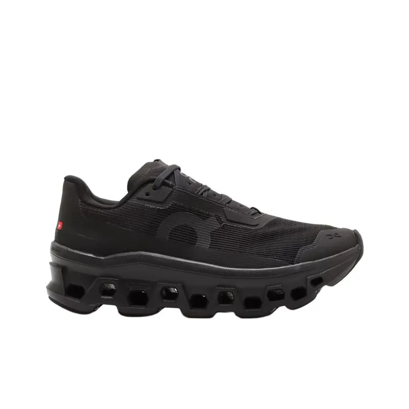 On Running CloudmOnster Void All Black Women's-1