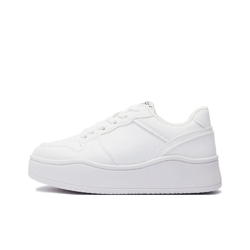 FCS Abrasion Resistant Slip Resistant Coverage Low Top Skateboard Shoes Women's White-0