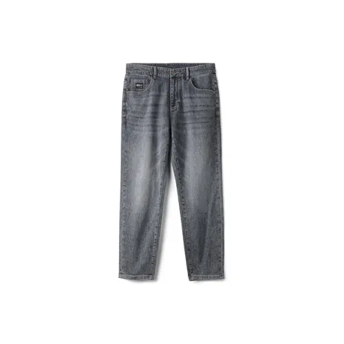 HLA JEANS Men's Black Denim Gradient Medium 03