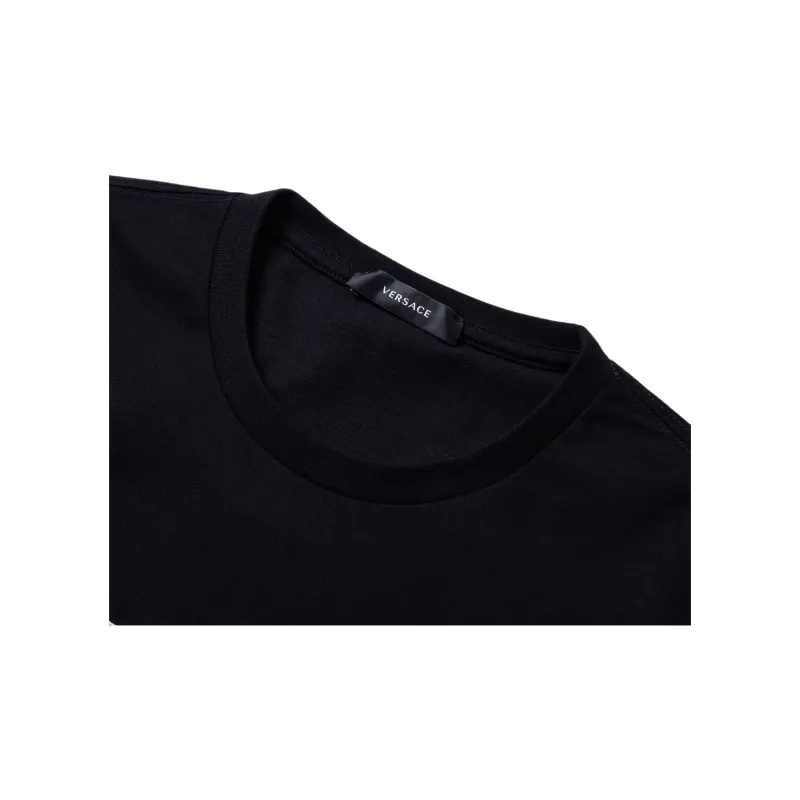 VERSACE Embroidered Logo Compact T Shirt-7