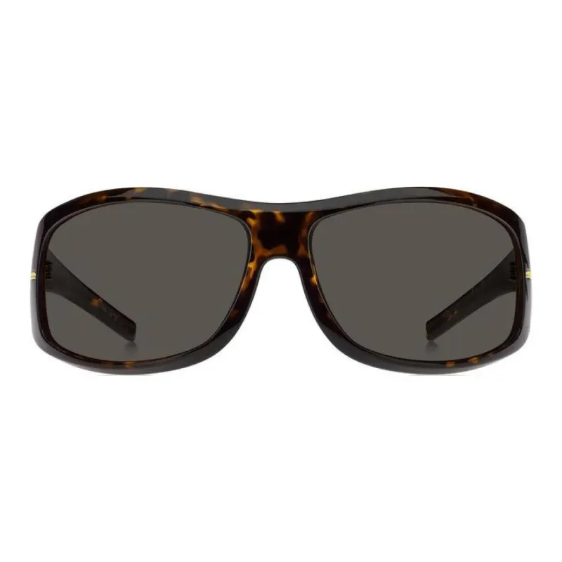 HUGO BOSS Polyamide Irregular Shape Sunglasses Unisex Tortoiseshell-1