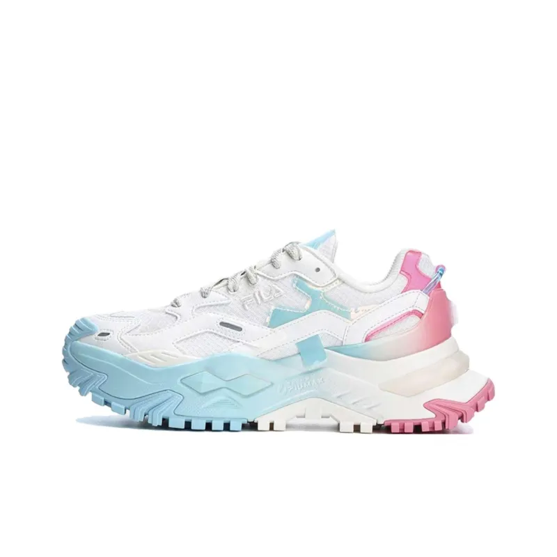 FILA FUSION Bianco TECNO PIUMAX Sneakers 'White Blue Pink' Women's-0
