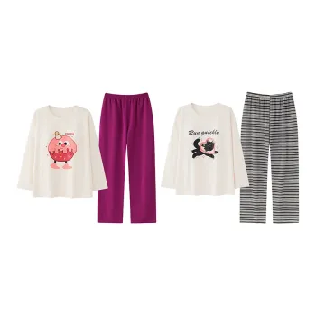 Herbal Primer Pajama Set Women's Combo Set