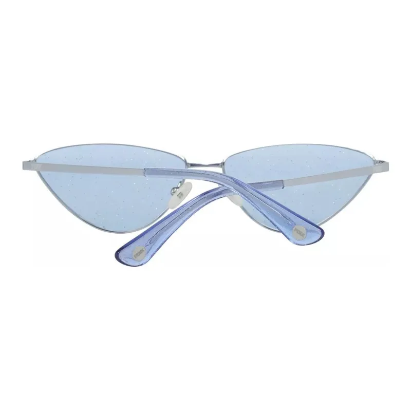 Victoria's Secret Metal Irregular Shape Sunglasses Women's Silver-4