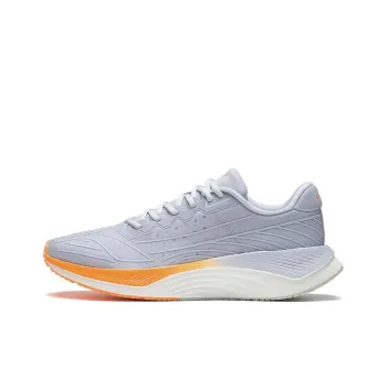 LiNing YueYing 2.0 Anti Slip And Wear Resistant Breathable Low Top Running Shoes Men's Gray Orange