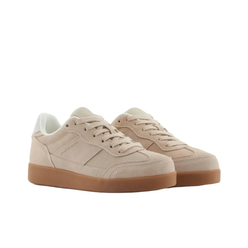 ARMANI EXCHANGEAE Low Top Skateboard Shoes Women's Light Umber-1