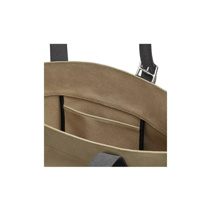 HERMES Etriviere Handbags Marfa Beige & Black-2