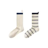 White+Milk White Stripes/2 Pack