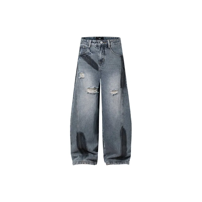 COMOWA Jeans Unisex Color Block-1