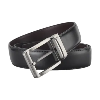 Yalu Bovine Split Transfer Leather Belts Men's 3.4cm