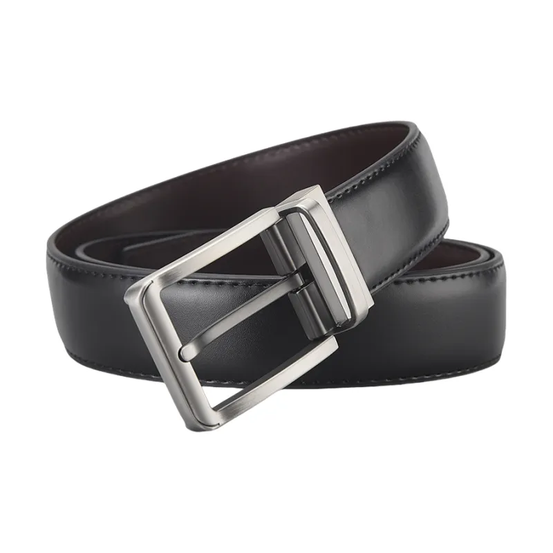 Yalu Bovine Split Transfer Leather Belts Men's 3.4cm-0