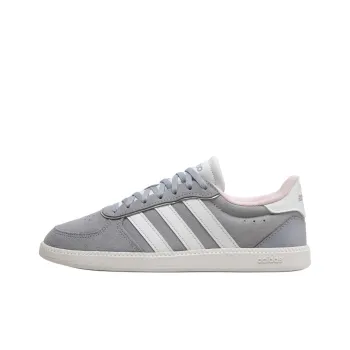 Adidas BREAKNET SLEEK Anti Slip Wear Resistant Low Top Skateboard Shoes Women's Gray