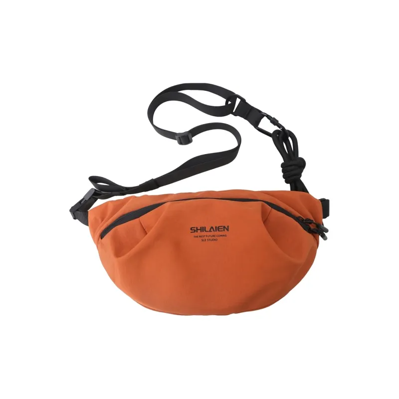 GOBLIN SHARKS 1759 Nylon Sling Bag Regular Unisex White/Black/Orange/Green/Gray-12