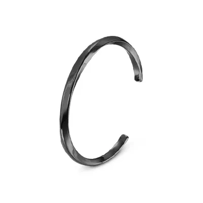 LuluCanaan Titanium Steel Bangles Unisex-3