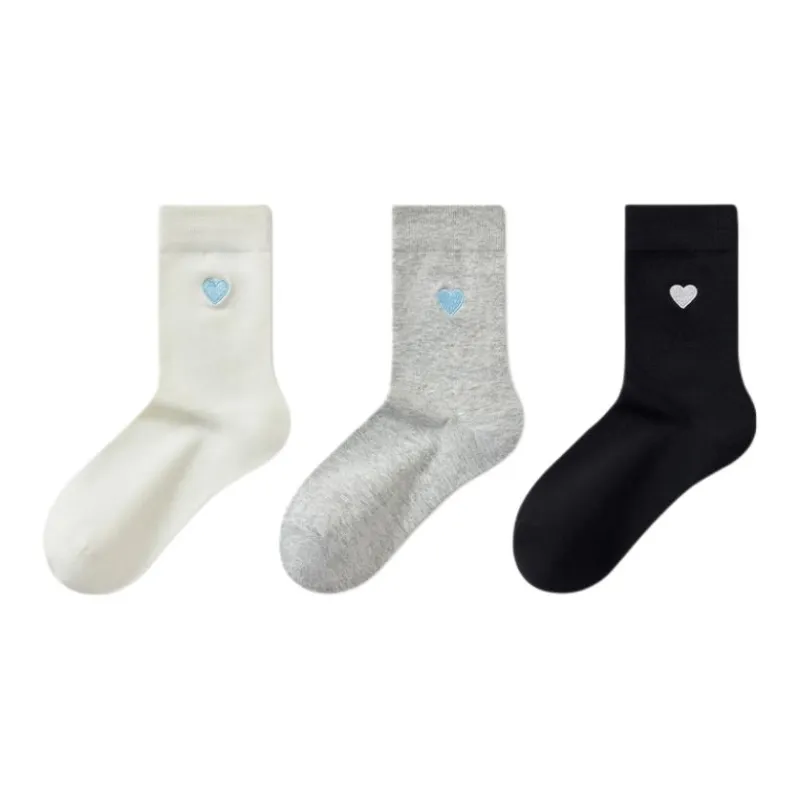 Temooues Mid Calf Socks Women's Combo Set-10