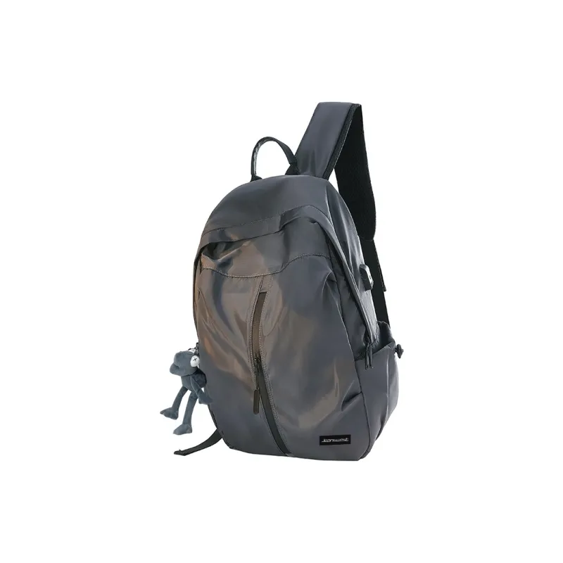 JEANSWEST Oxford Backpack Unisex Black/Gray-10