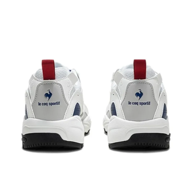 Le Coq Sportif Anti Slip Wear Resistant Low Top Casual Shoes Women's White Blue Red-3
