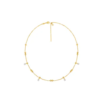 ZEGL Copper Plated 18K Gold Necklaces Women's