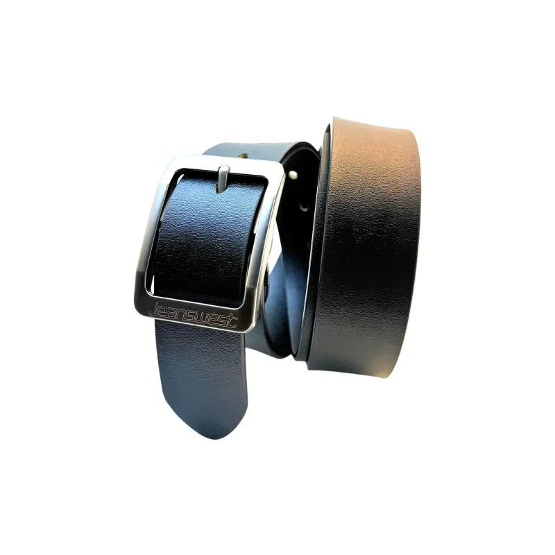 JEANSWEST Cow Leather Leather Belts Men's 3.8CM-2