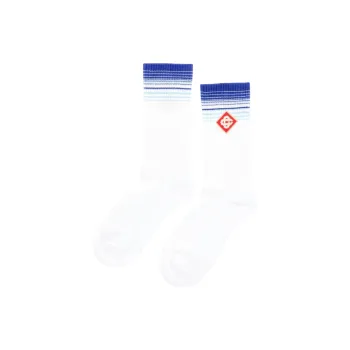 CASABLANCA Mid Calf Socks Men's 1 Pack White