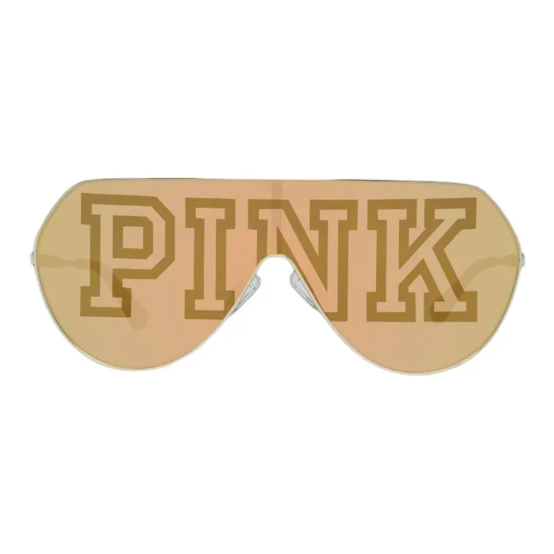 Victoria's Secret Irregular Shape Sunglasses Unisex Silver-1