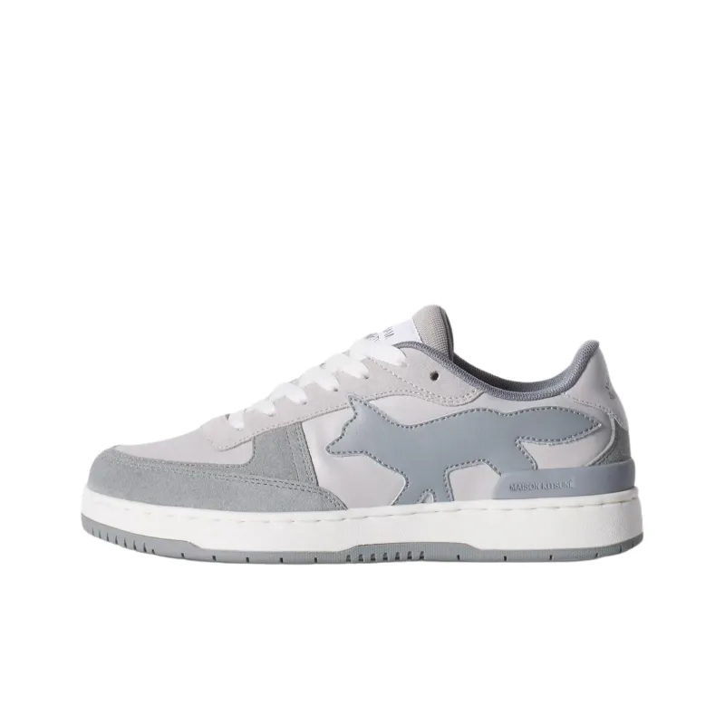 Maison Kitsune Chiru Low Top Skateboard Shoes Women's Gray-0