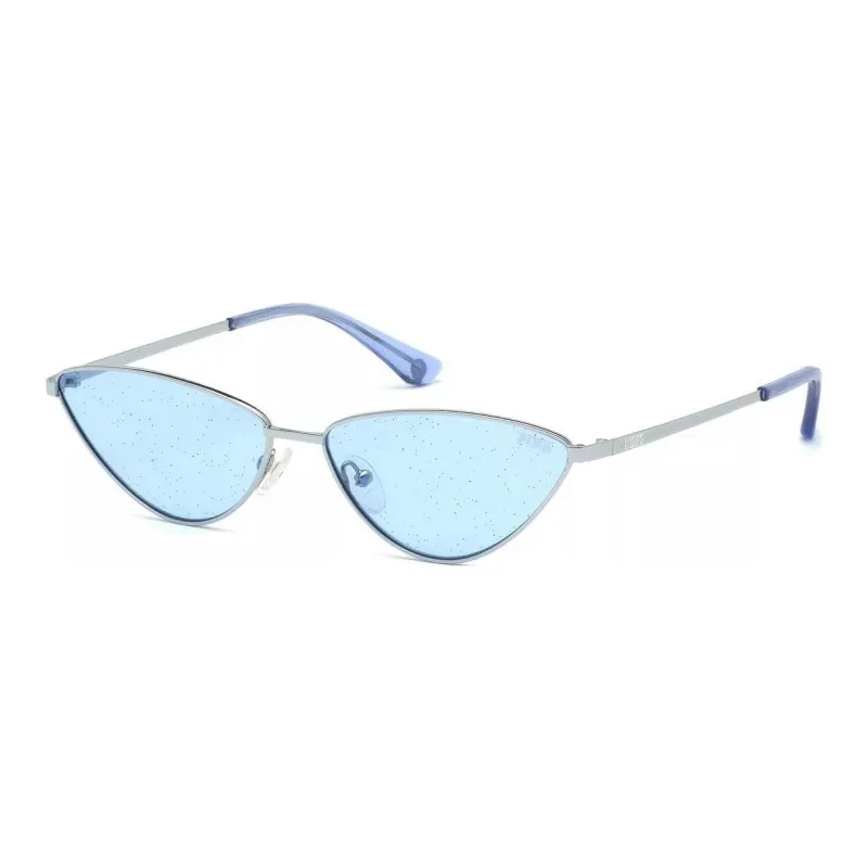Victoria's Secret Metal Irregular Shape Sunglasses Women's Silver-0
