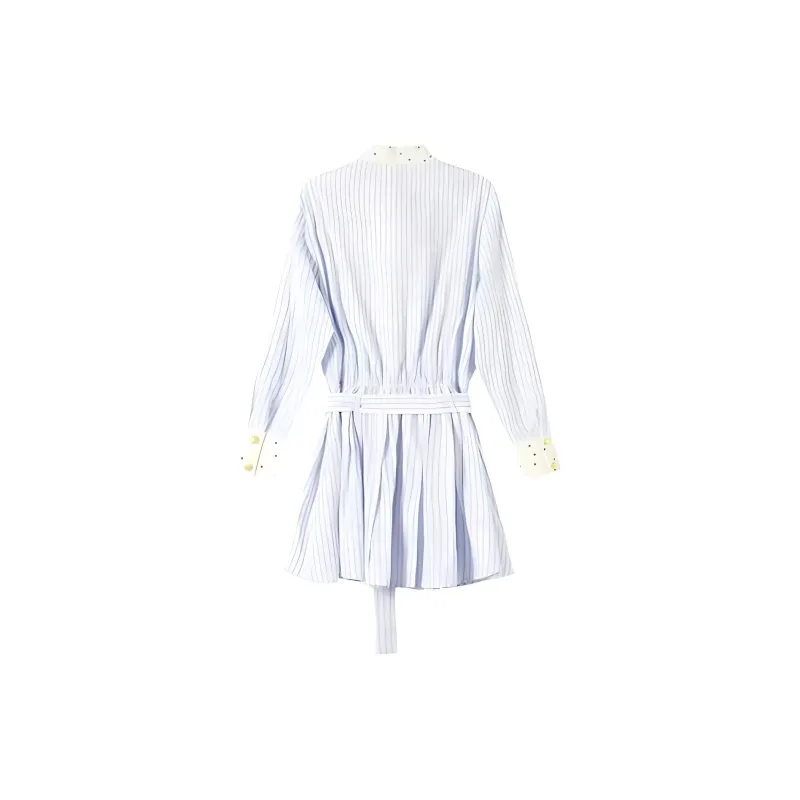OSQ Long Sleeved Dresses Women's Blue-1