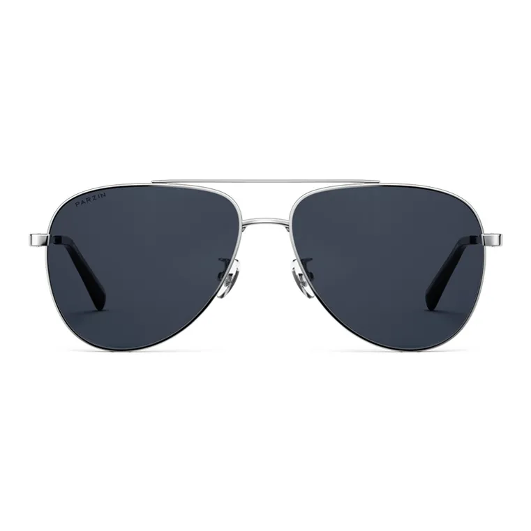 PARZIN Alloy Plate Frame Aviator Sunglasses Men's-10