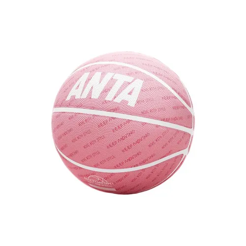 Anta Rubber Basketball Pink Size 5 Size 7 Training Unisex