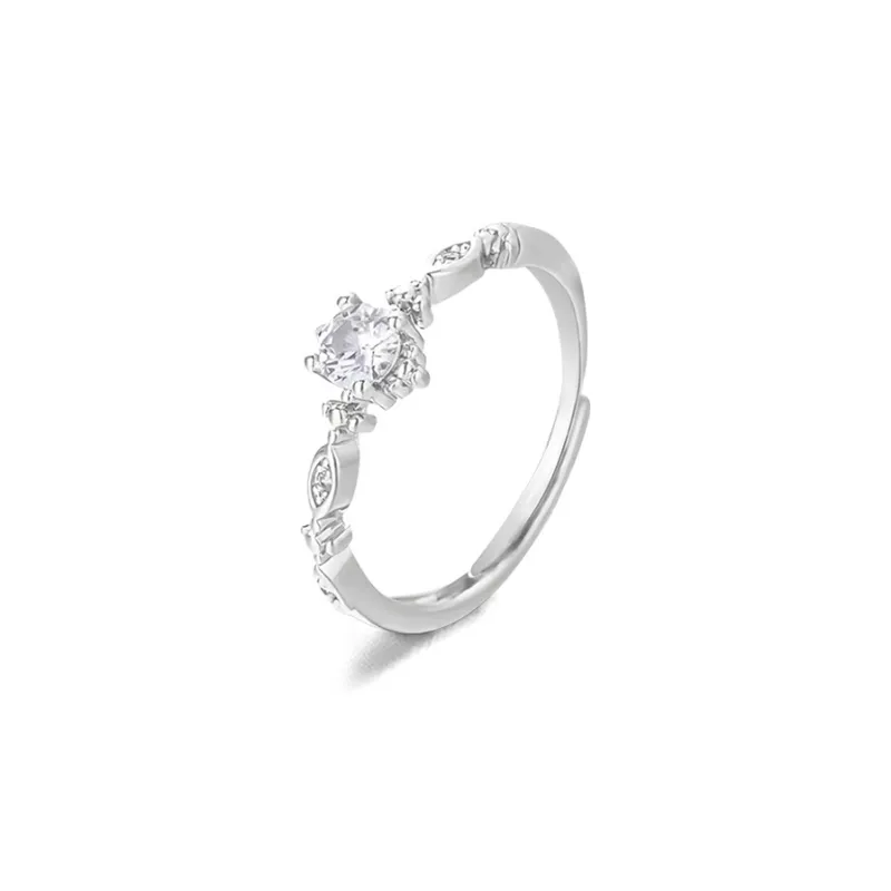 FANFRI Sterling Silver Rings Unisex-0