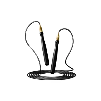 POVIT Jump Ropes Black Gold Physical Fitness Training Unisex 3M Weight Loss And Burden Reduction