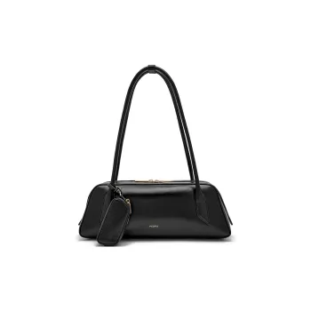 PEDRO PU Boston Bag Shoulder Bag Women's Black/White