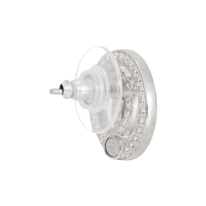 CHANEL Round Cc Crystal Earrings-3