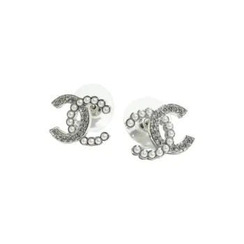 CHANEL Metal Earrings Women's Gold