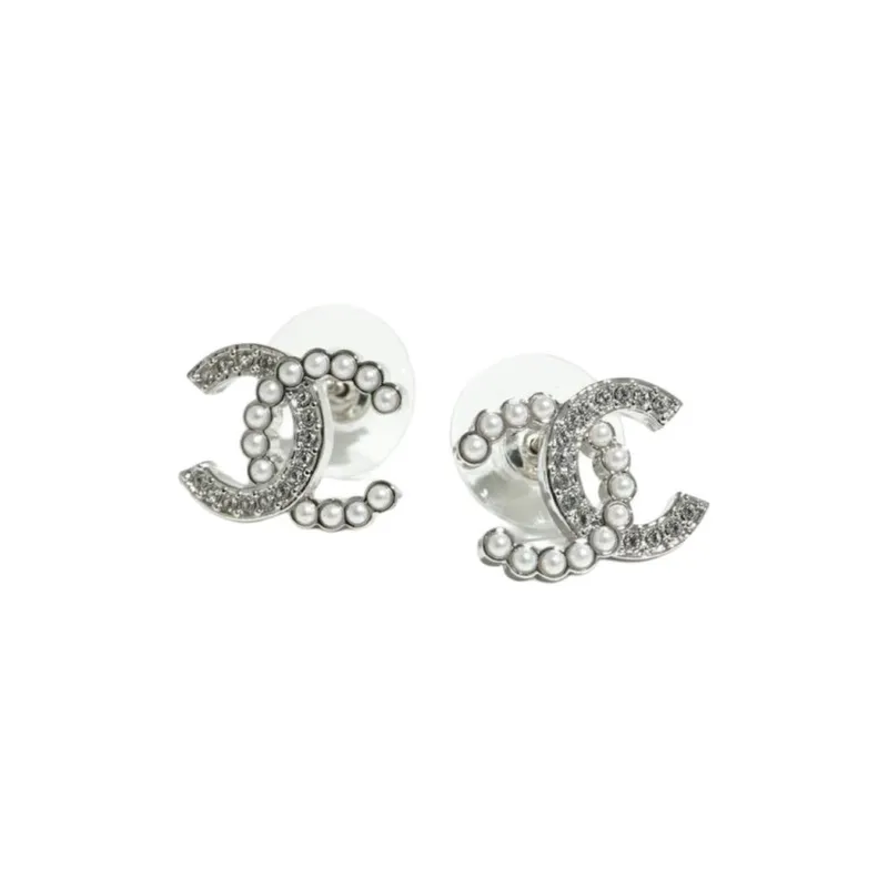 CHANEL Metal Earrings Women's Gold-0