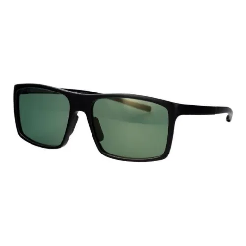 TAG HEUER Carbon Fiber Square Sunglasses Men's Black