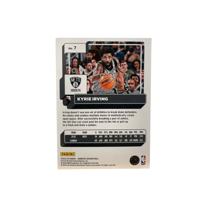 PANINI 2022 23 Nets, Kyrie Irving, Ou Shenxian, Durex Series, Classic Collection Sports Cards 1 Pc-1