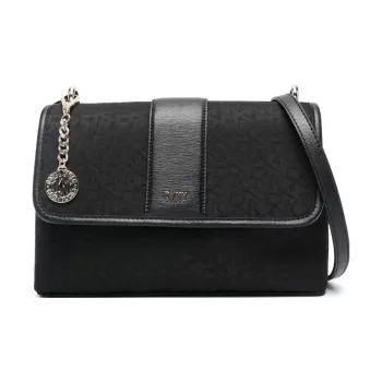 DKNY Calfskin Crossbody Bag Shoulder Bag Women's Black