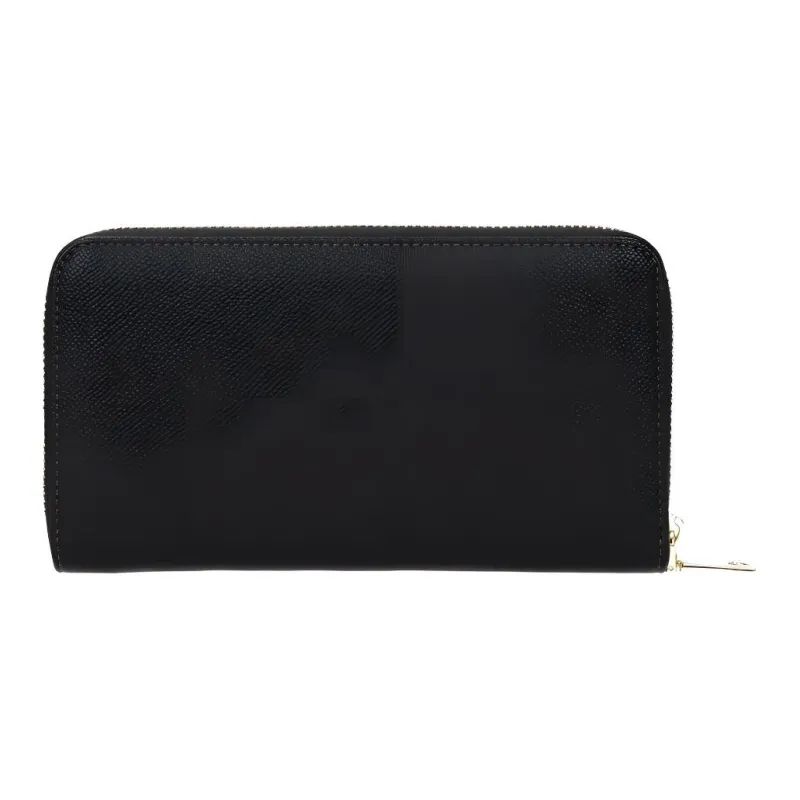 LOVE MOSCHINO PU Polyurethane Wallet Women's Black-1