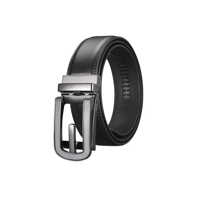 Yamaichi Maru Double Layered Coated Cow Leather Leather Belts Men's 3.5cm-4