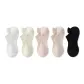 White+Yellow+Pink+Khaki+Black[5 Pack]