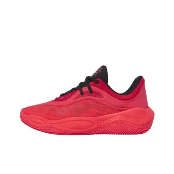 Under Armour Curry Splash Anti Slip Wear Resistant Low Top Basketball Shoes Unisex Red