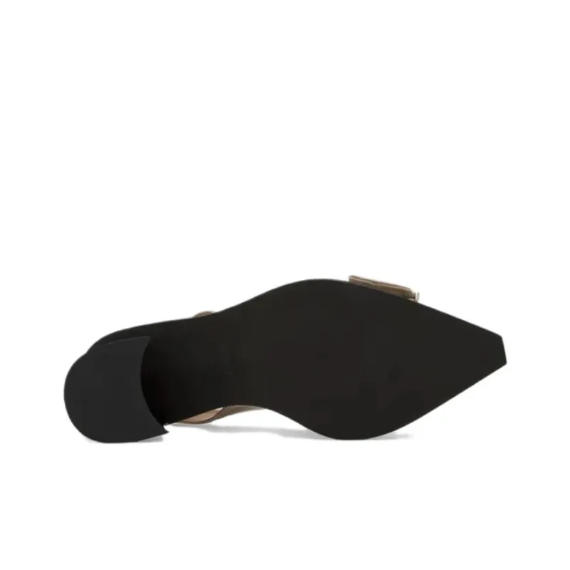 GANNI Buckled Slingback Pumps-5